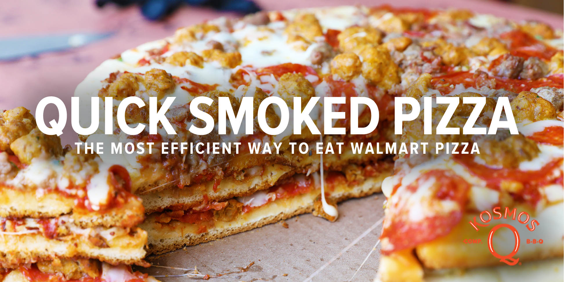 Quick Redneck-Style Smoked Pizza