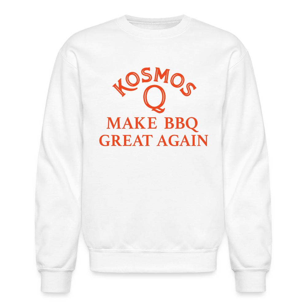 SPOD Unisex Crewneck Sweatshirt | Gildan 18000 white / S Make BBQ Great Again Crewneck Sweatshirt