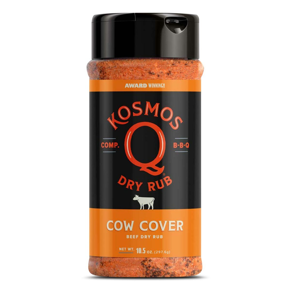 Kosmo's Q Barbecue Rubs Shaker Bottle Cow Cover Rub