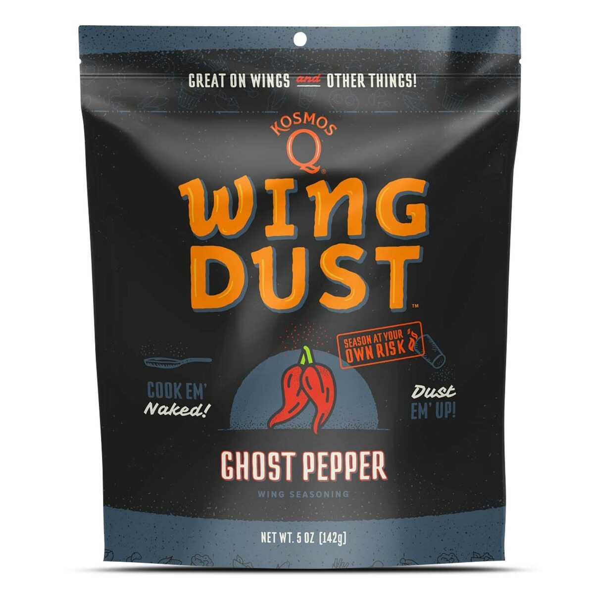 Kosmo's Q Wing Dust™ Single Bag Ghost Pepper Wing Seasoning
