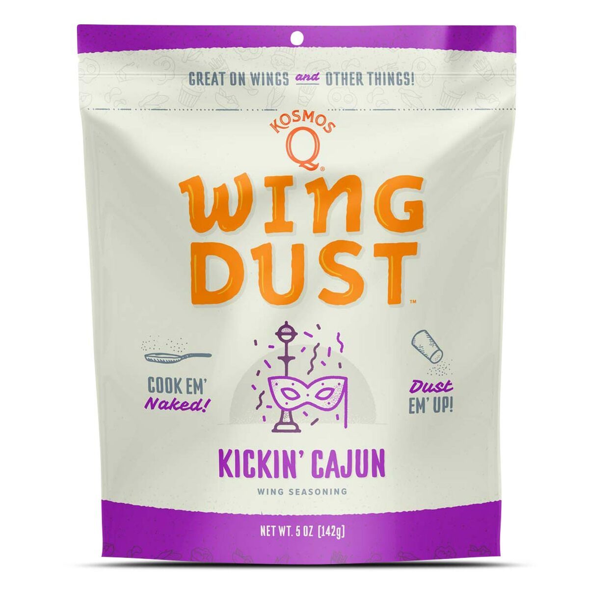 Kosmo's Q Wing Dust™ Single Bag Kickin' Cajun Wing Seasoning