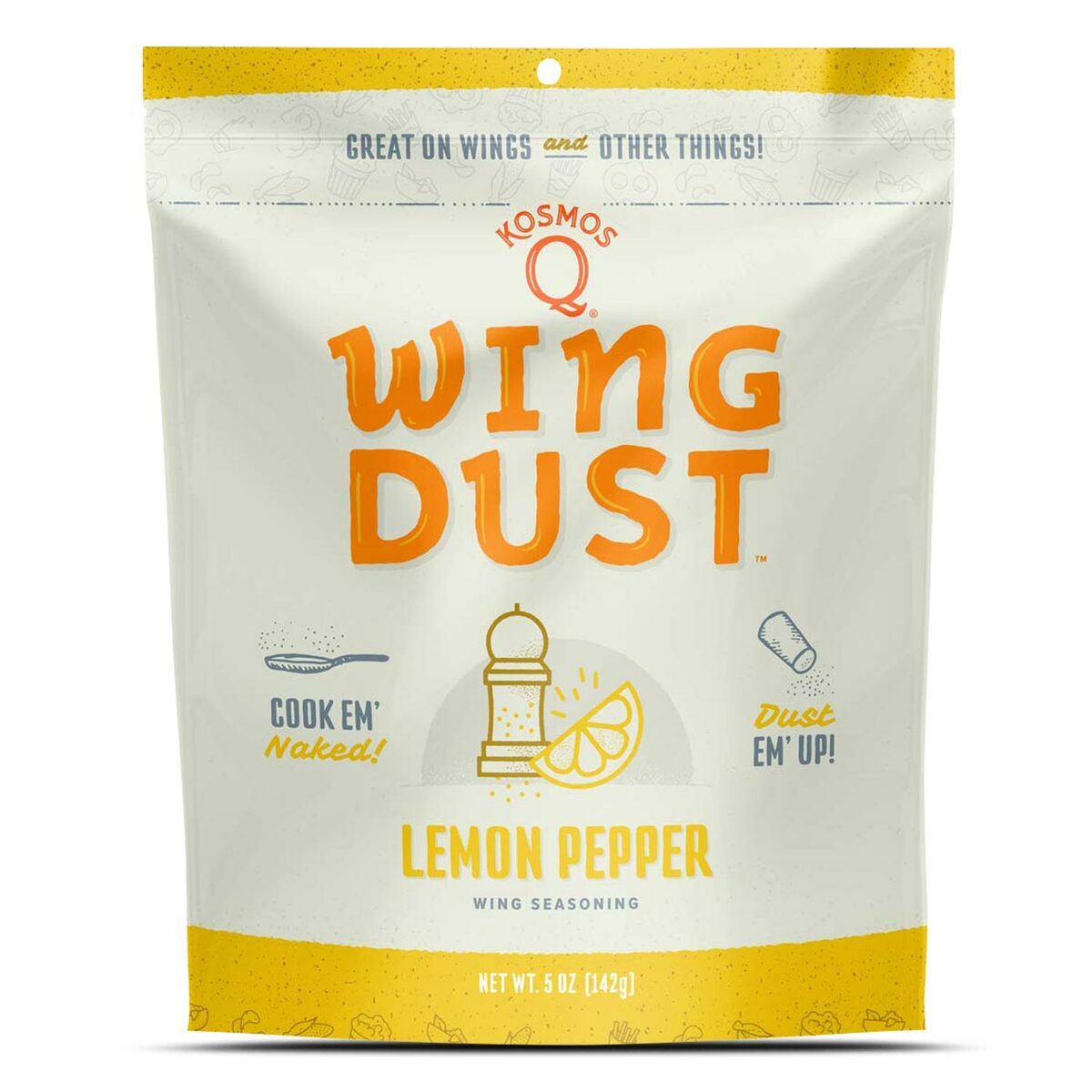 Kosmo's Q Wing Dust™ Single Bag Lemon Pepper Wing Seasoning