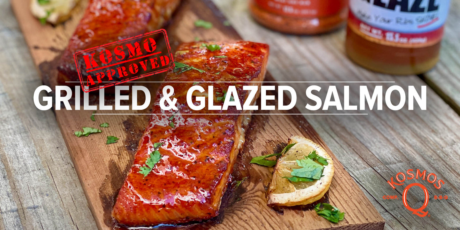 Sweet & Spicy Glazed Grilled Salmon Recipe