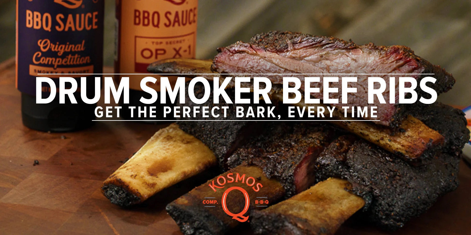 Drum Smoker Beef Ribs Recipe - Kosmos Q BBQ Products & Supplies