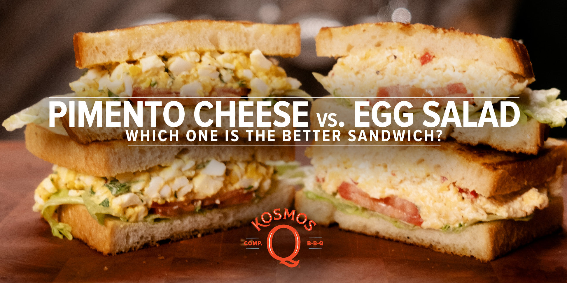 Egg Salad Sandwich VS Pimento Cheese Sandwich