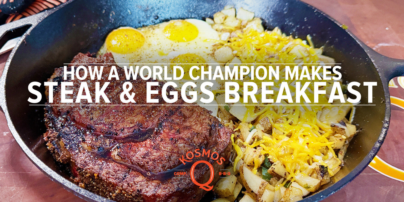 How A World Champion Makes Steak-n-eggs Breakfast!