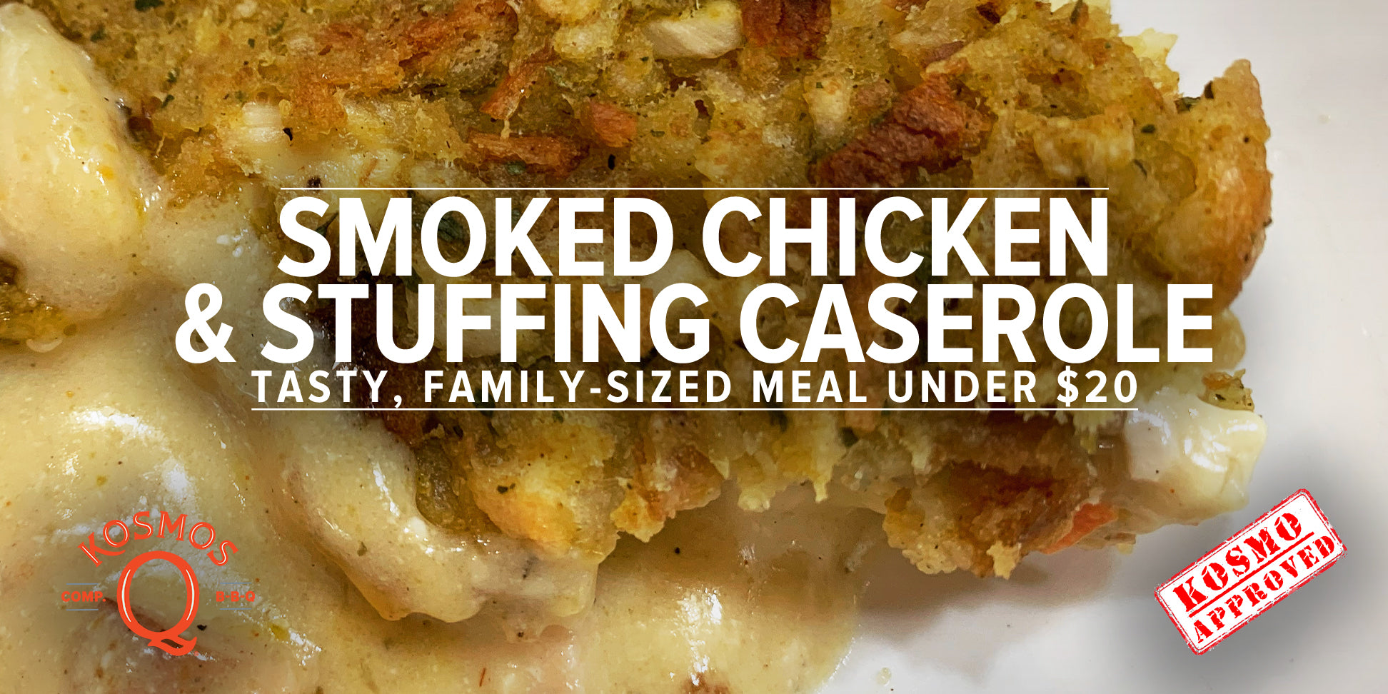 Smoked Chicken and Stuffing Casserole