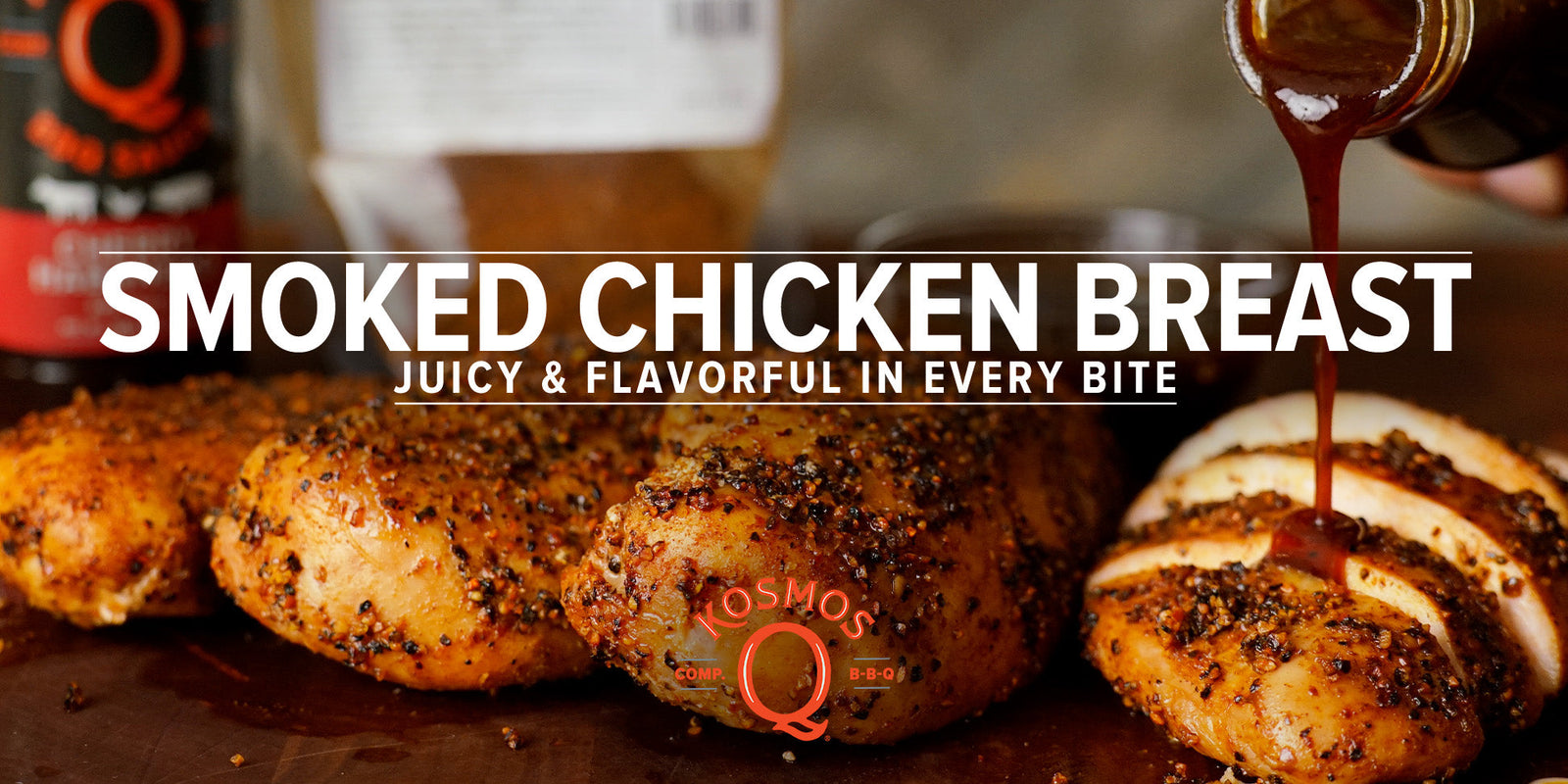 Juicy Slow Smoked Chicken Breast