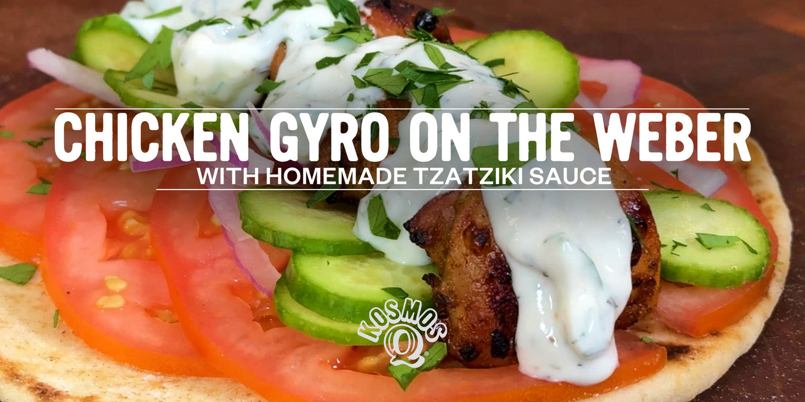 Chicken Gyro on the Weber