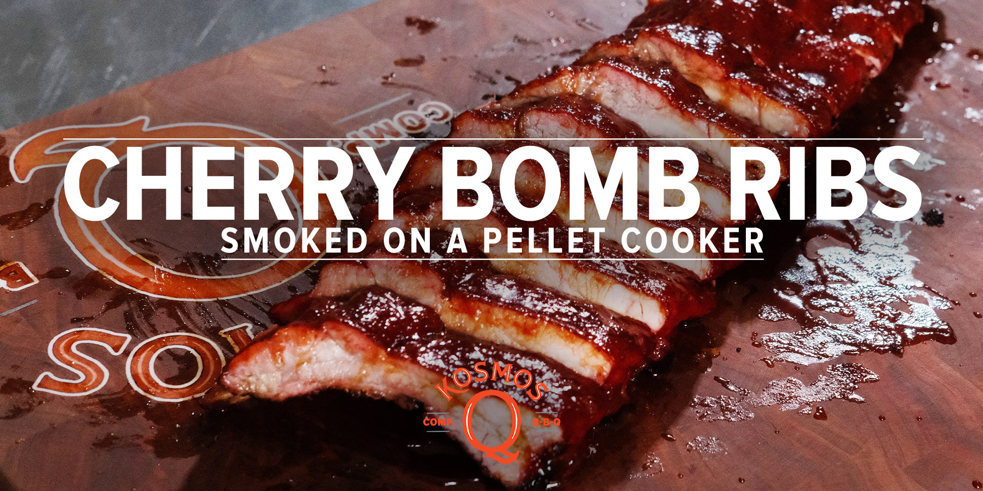 Cherry Bomb Ribs on the Pellet Cooker