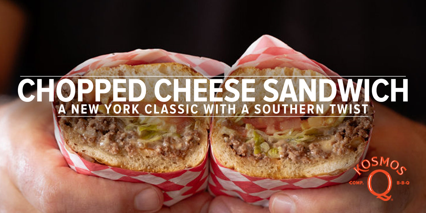 New York Chopped Cheese Sandwich Kosmos Q BBQ Products & Supplies