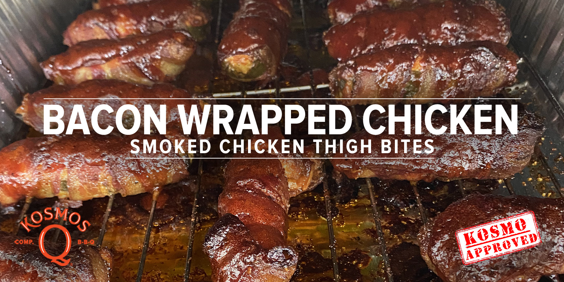 Grilled bacon wrapped outlet chicken thighs