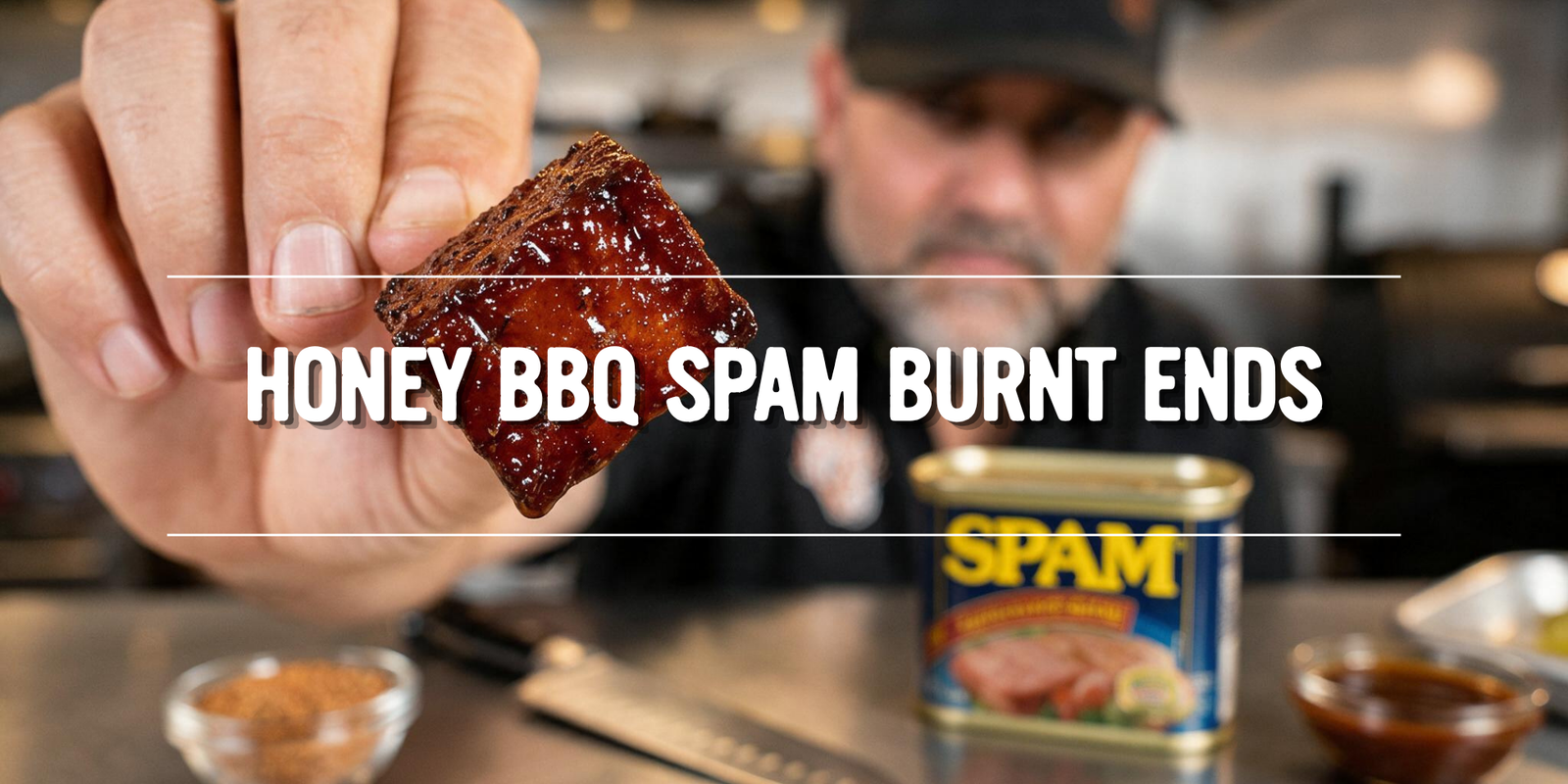 Honey BBQ Spam Burnt Ends