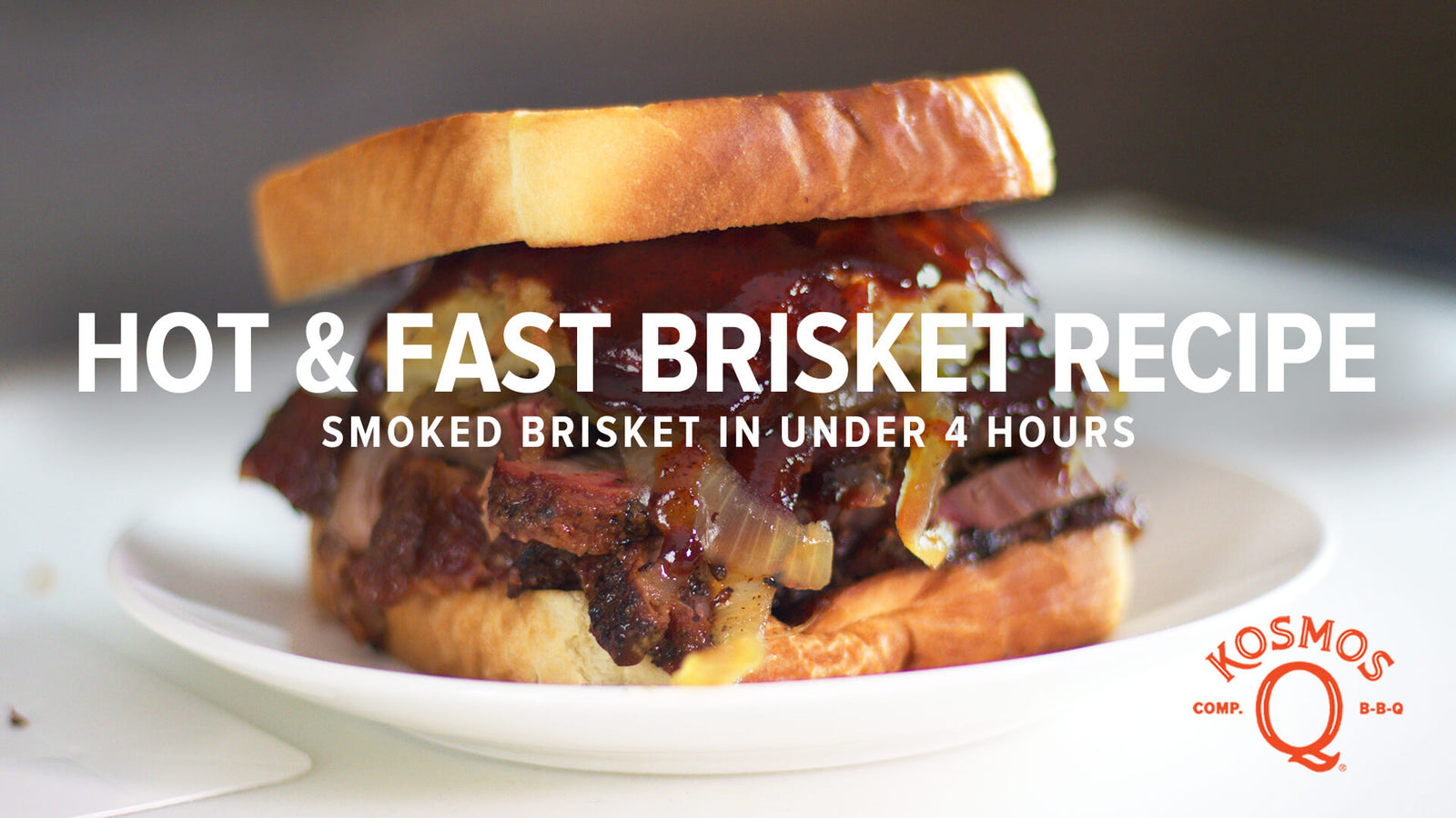 smoked brisket sandwich