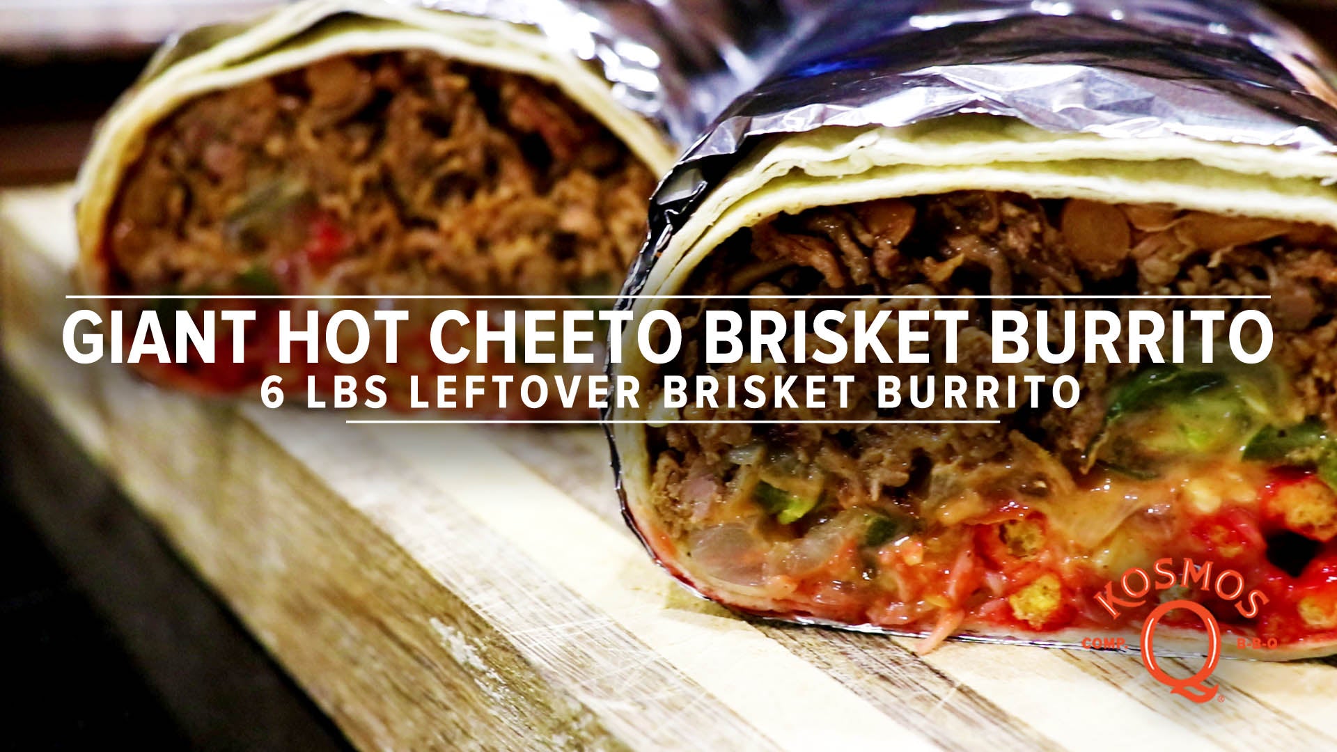 6 Lbs Hot Cheeto Brisket Burrito!