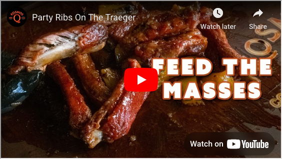 Party Ribs On The Traeger - Kosmos Q BBQ Products & Supplies