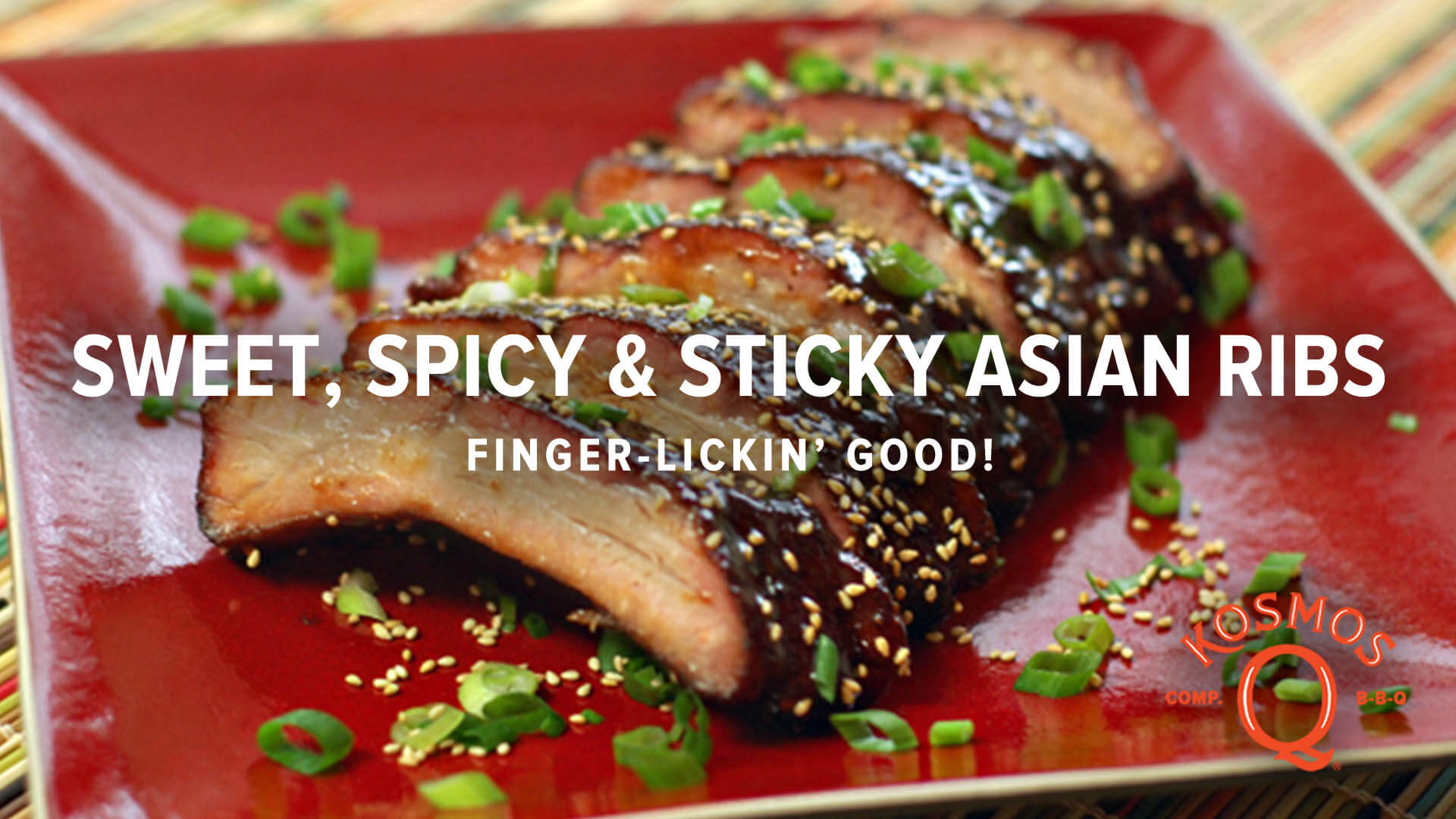 Sweet, Spicy, & Sticky Asian Ribs Recipe - Kosmos Q BBQ Products & Supplies