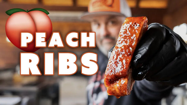 Peachy Perfect Ribs Recipe on a Pellet Grill - Kosmos Q BBQ Products ...