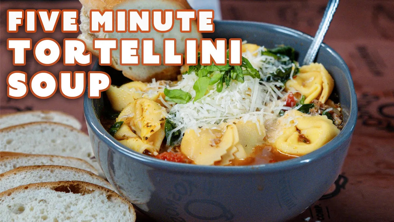 How To Make 5-minute Tortellini Soup!