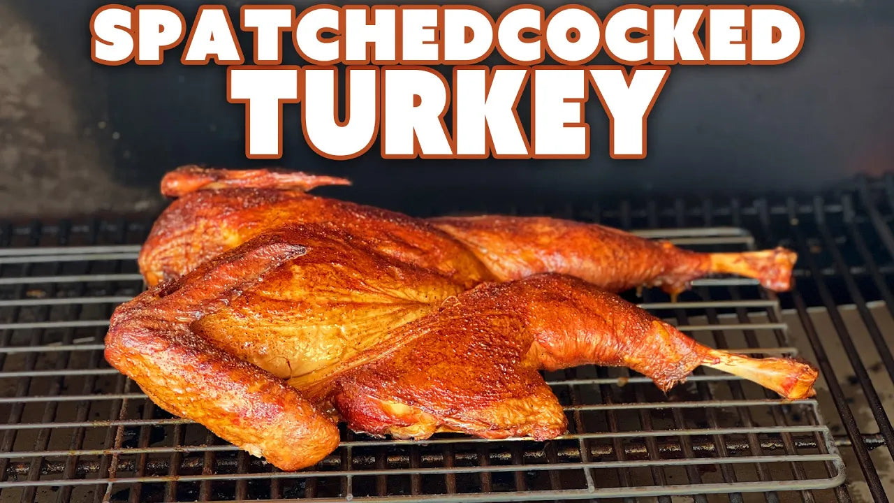 Spatchcocked Turkey On A Pellet Grill