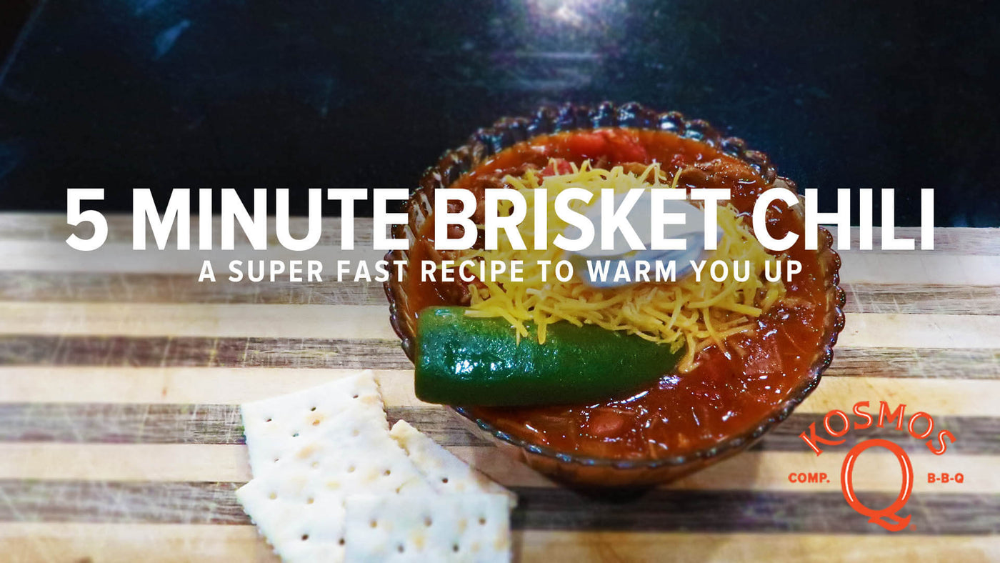 5 Minute Brisket Chili Recipe Kosmos Q BBQ Products & Supplies