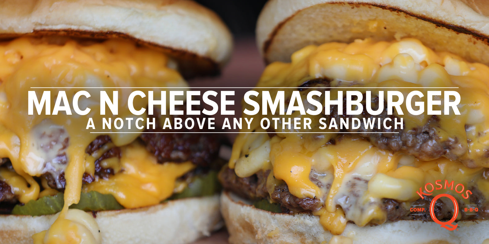 The All-American Smash Burger - Kosmos Q BBQ Products & Supplies