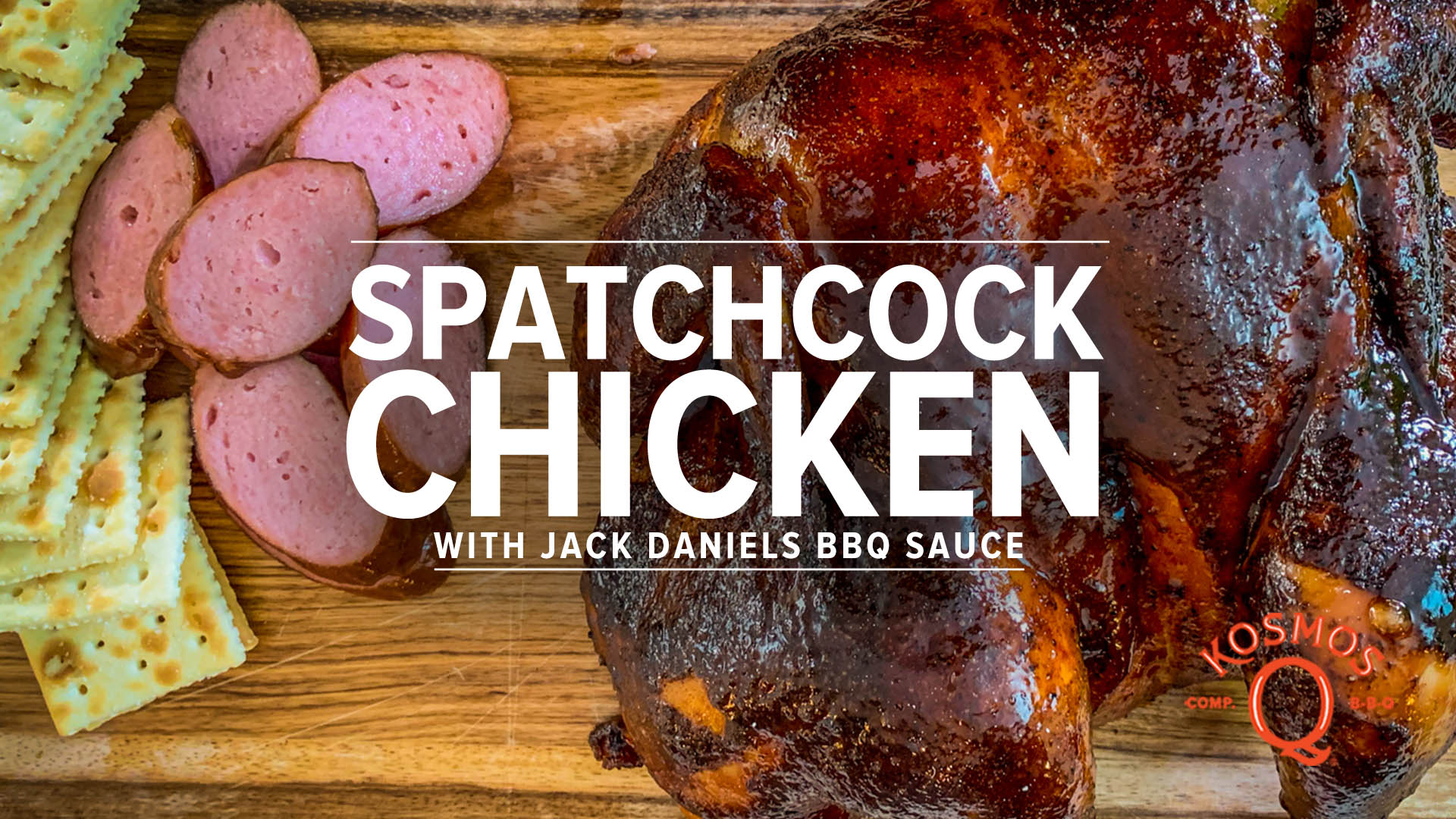 Spatchcock Chicken with Jack Daniels BBQ Sauce