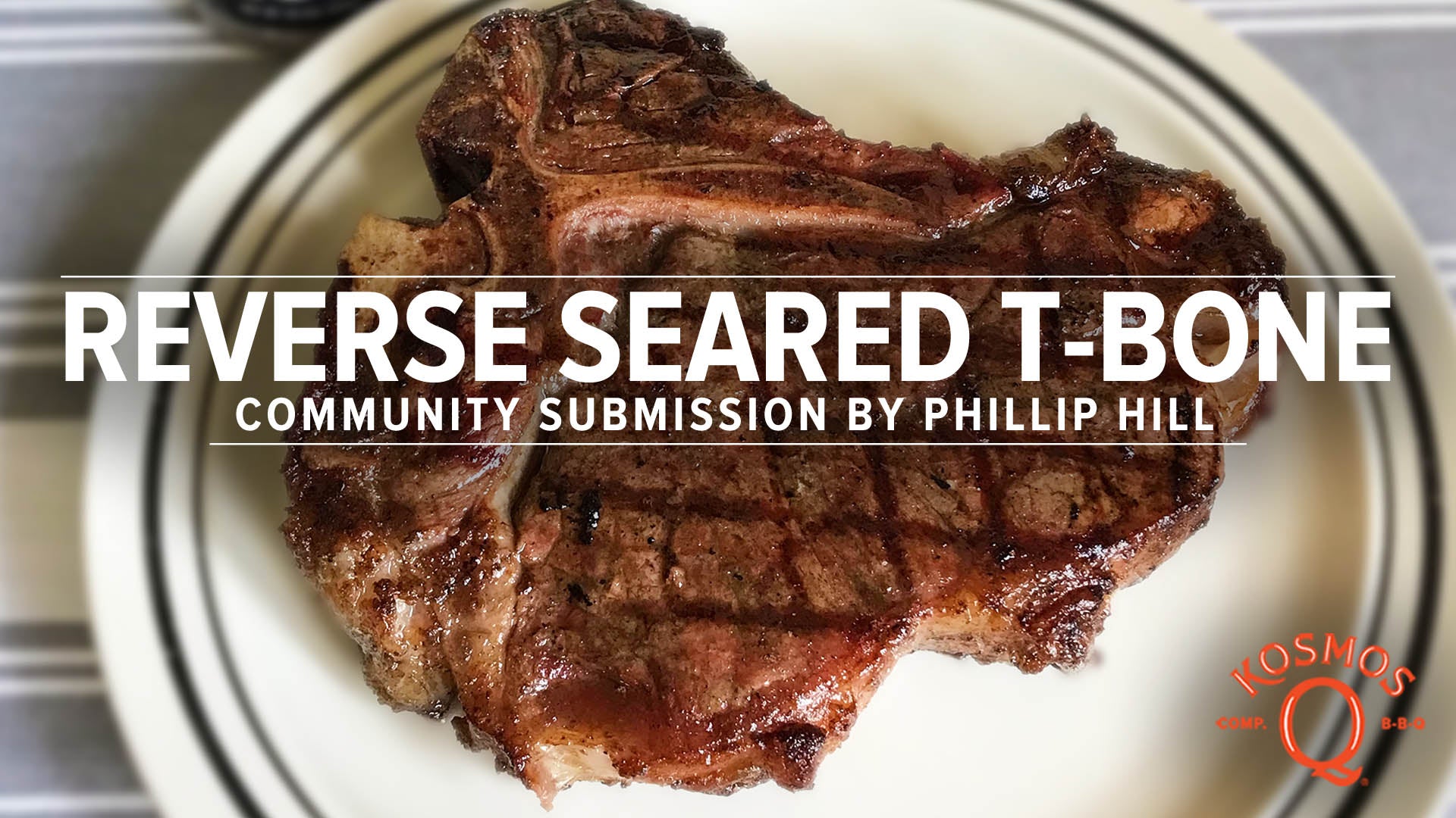 Easy Reverse Seared T-Bone Steak