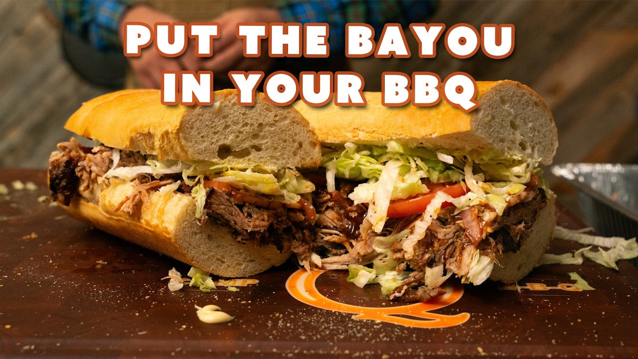 Smoked Pulled Pork Poboy - The Ultimate BBQ Sandwich!