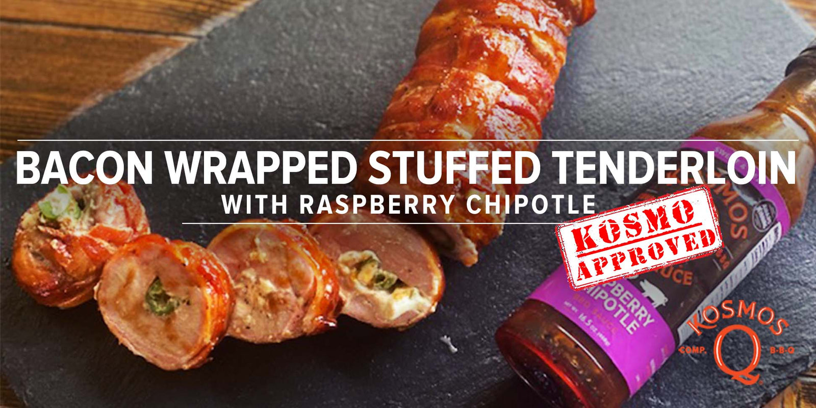 Bacon Wrapped, Stuffed Pork Tenderloin Recipe