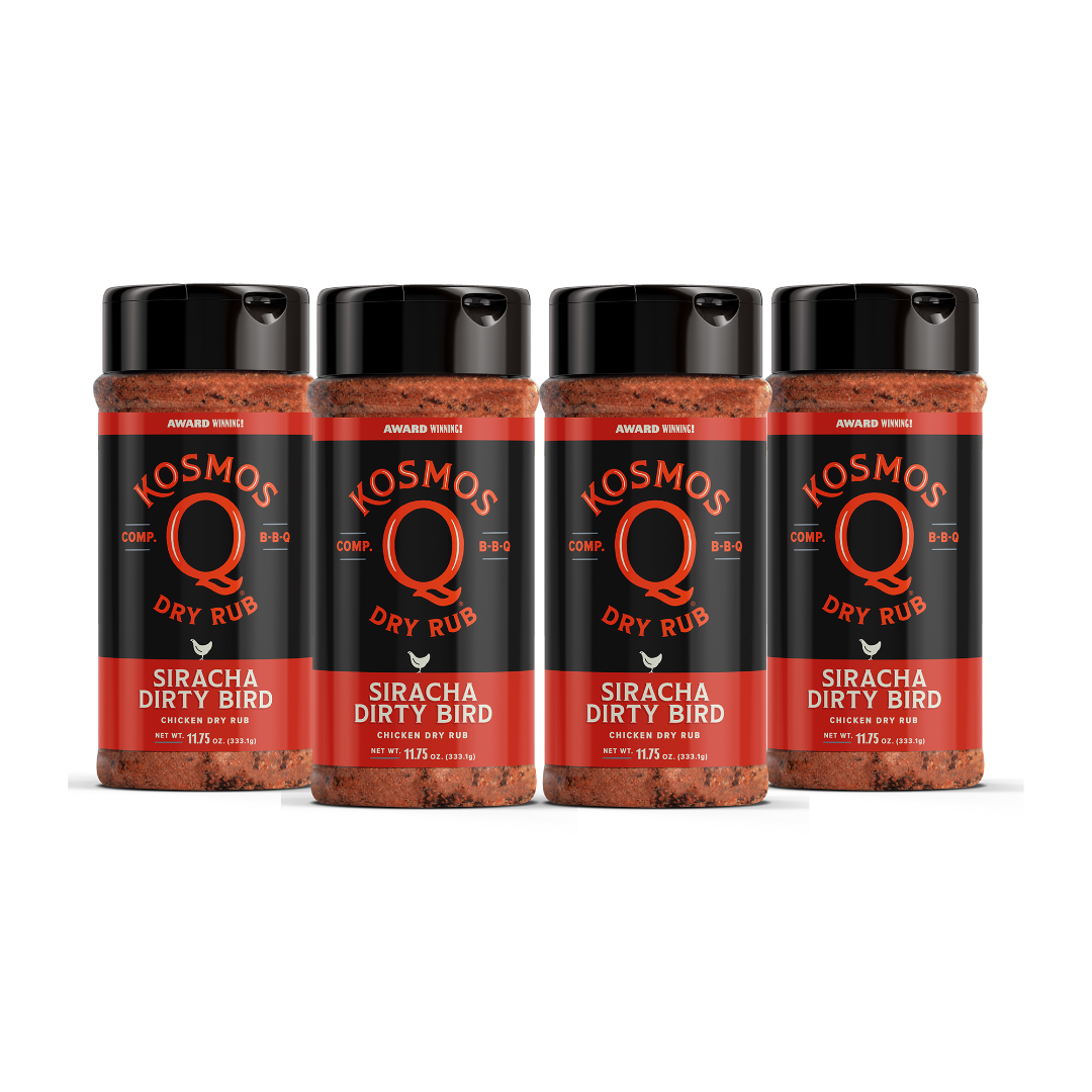 Kosmo&#39;s Q Barbecue Rubs 4 Pack Dirty Bird Sriracha Rub - MULTIPACKS