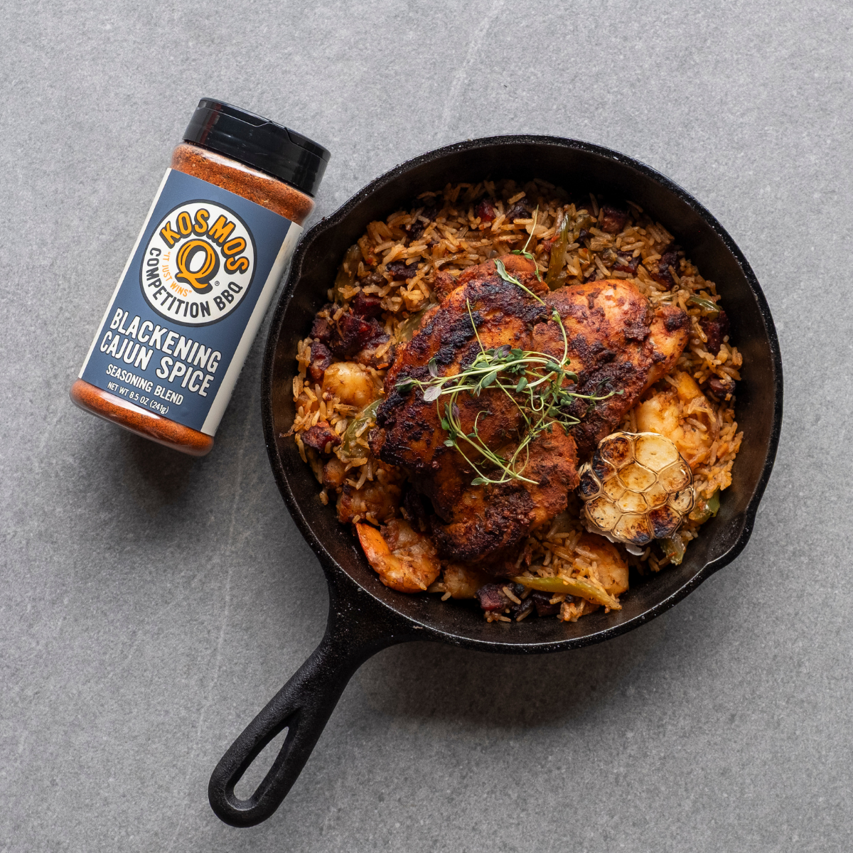 Kosmo's Q Barbecue Rubs Blackening Cajun Spice Seasoning Blend