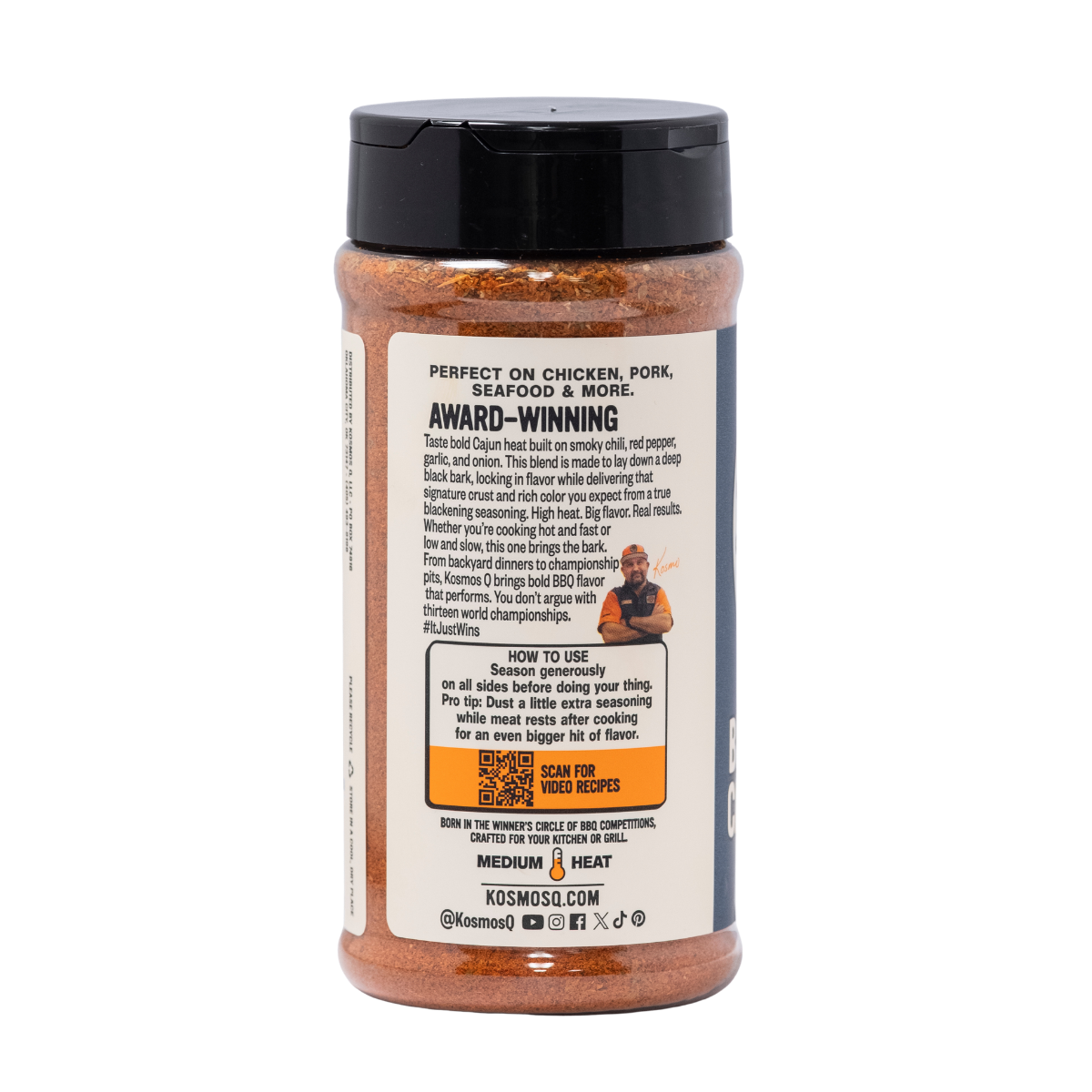 Kosmo's Q Barbecue Rubs Blackening Cajun Spice Seasoning Blend