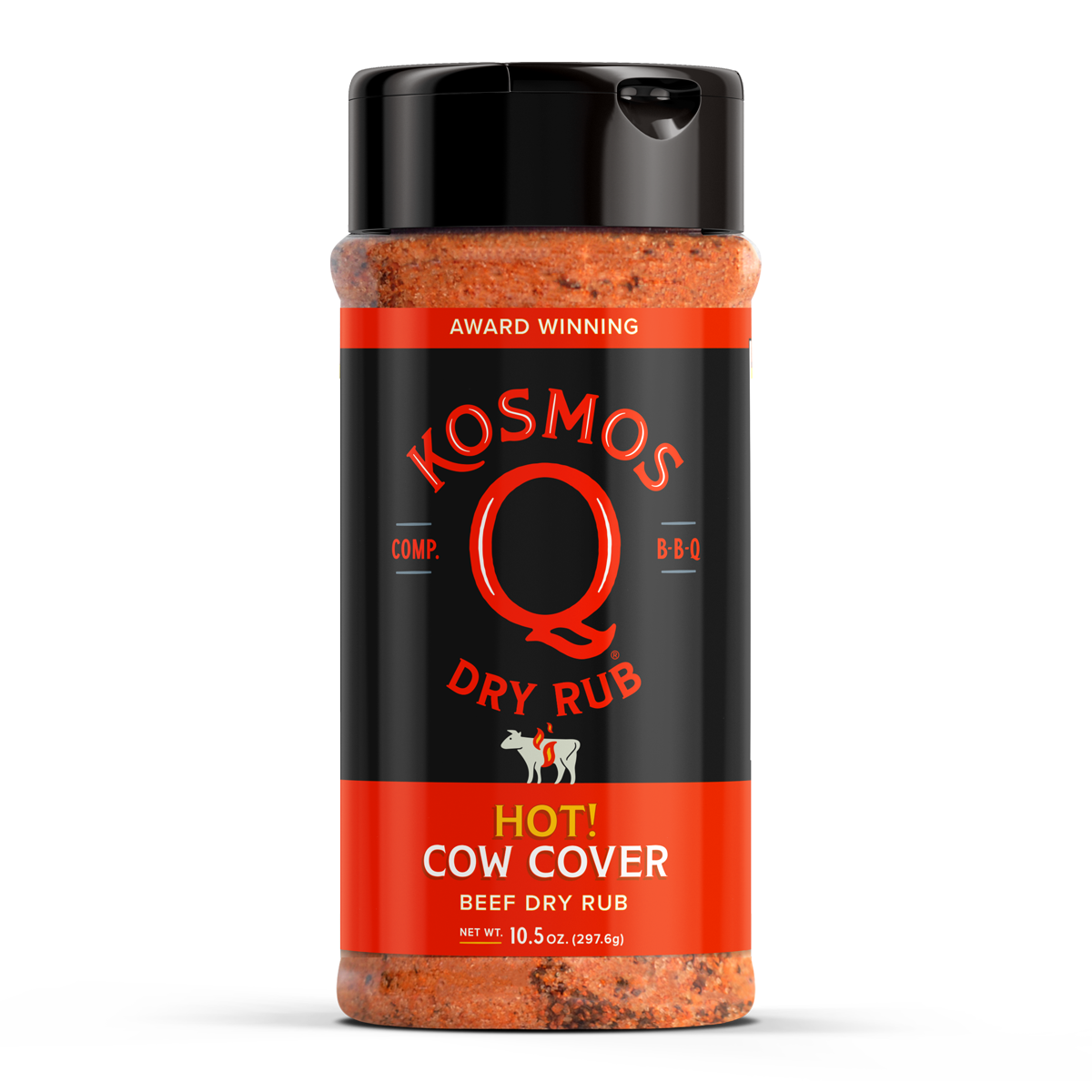Kosmo's Q Barbecue Rubs Cow Cover HOT Rub