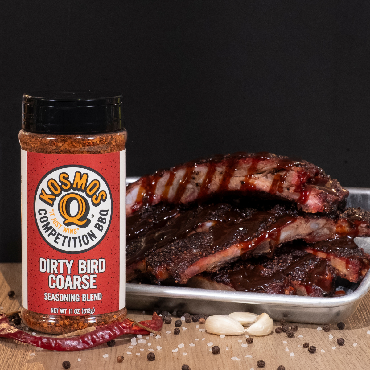 Kosmo's Q Barbecue Rubs Dirty Bird COARSE Seasoning Blend