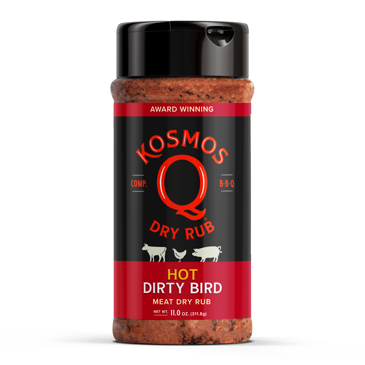 Kosmo's Q Barbecue Rubs Dirty Bird HOT Rub
