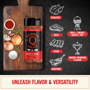 Kosmo's Q Barbecue Rubs Shaker Dirty Bird Rub