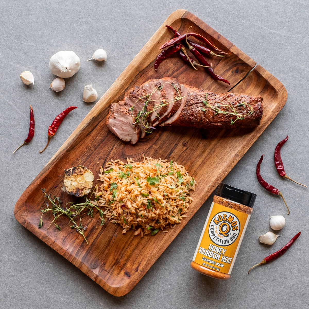 Kosmo's Q Barbecue Rubs Honey Bourbon Heat Seasoning Blend