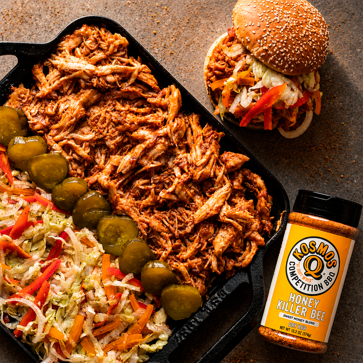Kosmo's Q Barbecue Rubs Honey Killer Bee Rub