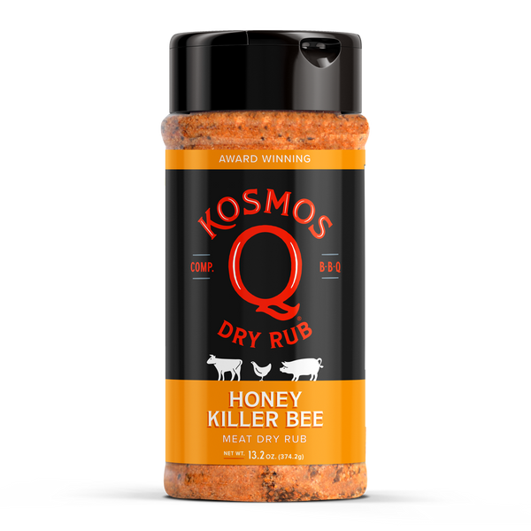 Killer Bee Honey BBQ Rub - We're Sweet On Barbecue - Kosmos Q BBQ