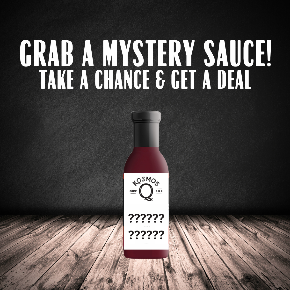 Kosmo's Q Barbecue Rubs MYSTERY BBQ SAUCE