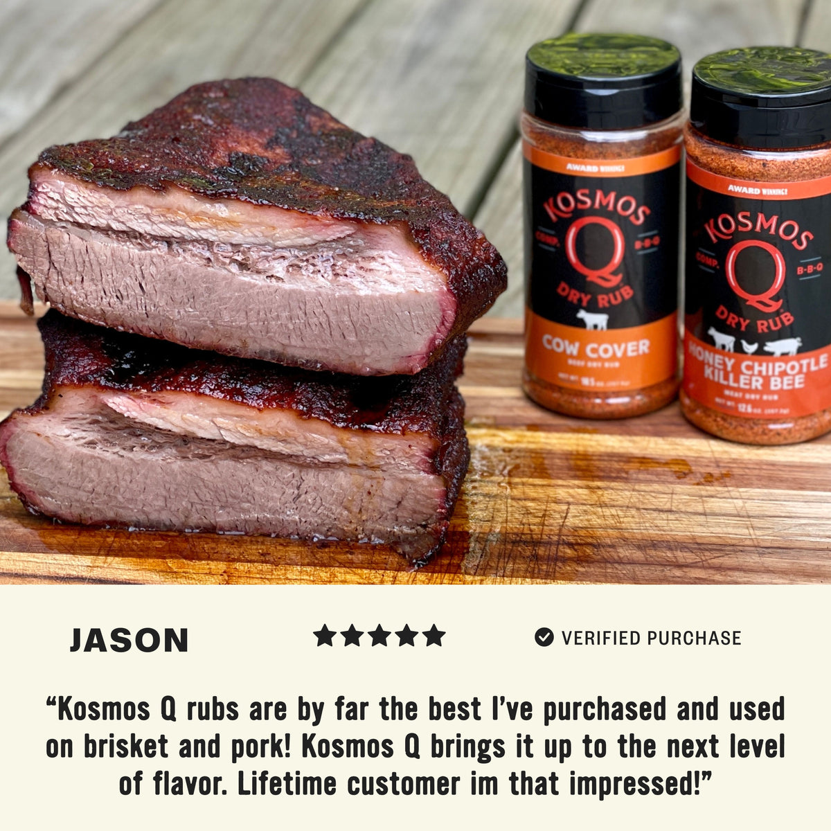 Kosmo&#39;s Q Barbecue Rubs Rub Combo Shakers - 8 Pack