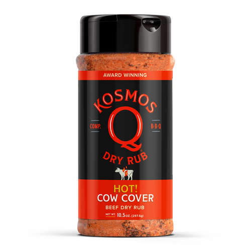 Cow Cover Hot Barbecue Rub - Spice It Up With Our Championship