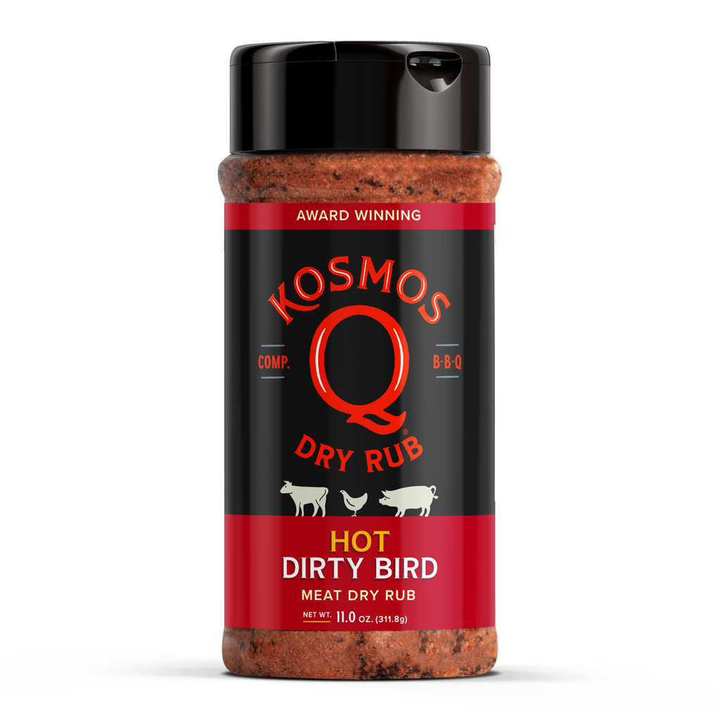 Kosmo's Q Barbecue Rubs Shaker Dirty Bird HOT Rub