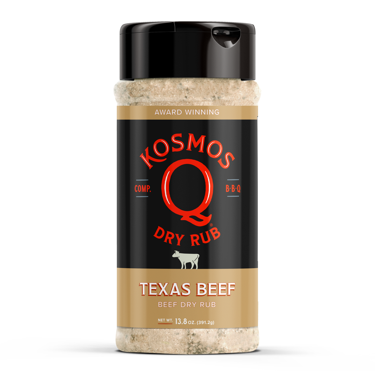 Kosmo&#39;s Q Barbecue Rubs Shaker Texas Beef Rub