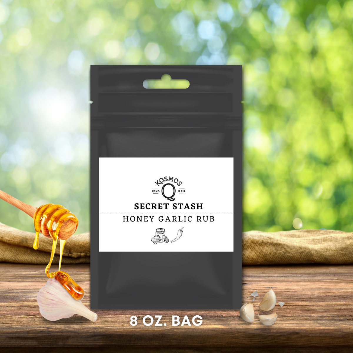 Kosmo's Q Barbecue Rubs Single Bag The Kosmos Q Lab Secret Stash: Honey Garlic Rub