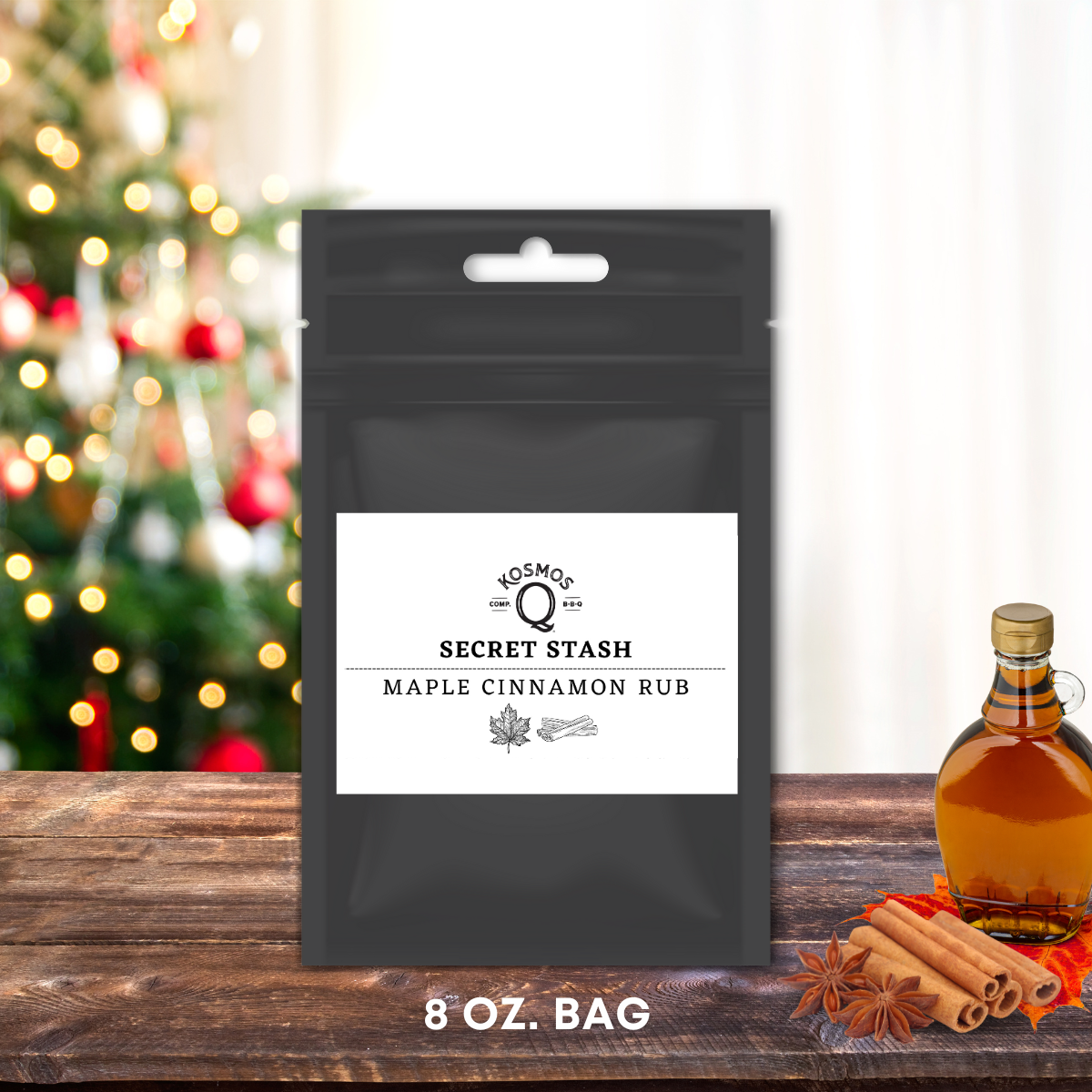 Kosmo's Q Barbecue Rubs Single Bag The Kosmos Q Lab Secret Stash: Maple Cinnamon Rub