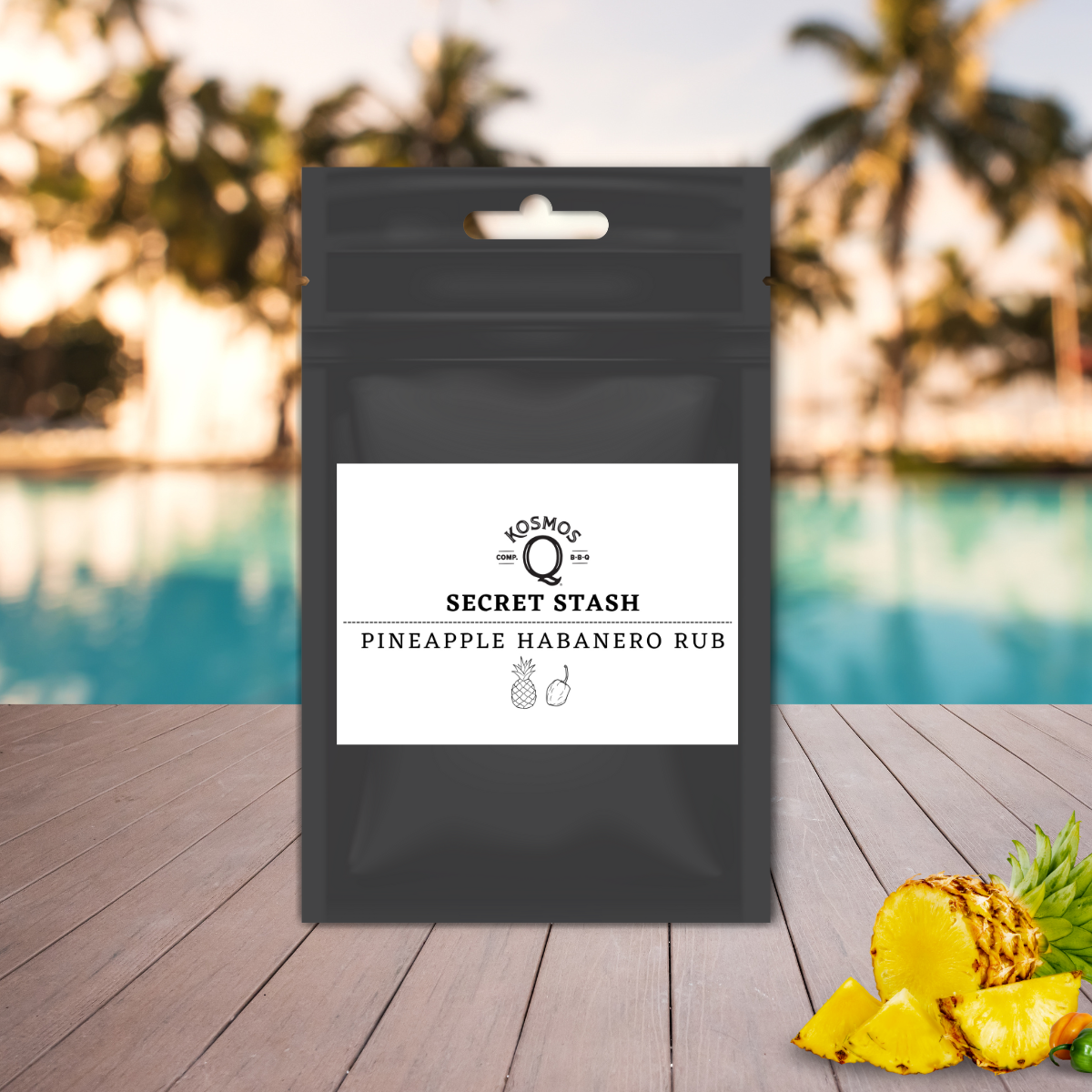 Kosmo's Q Barbecue Rubs Single Bag The Kosmos Q Lab Secret Stash: Pineapple Habanero Rub
