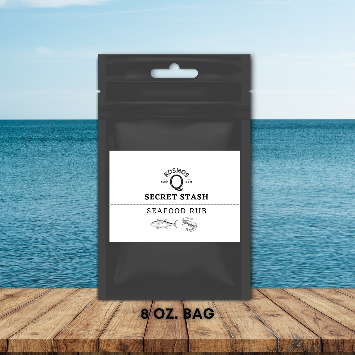 Kosmo's Q Barbecue Rubs Single Bag The Kosmos Q Lab Secret Stash: Seafood Rub