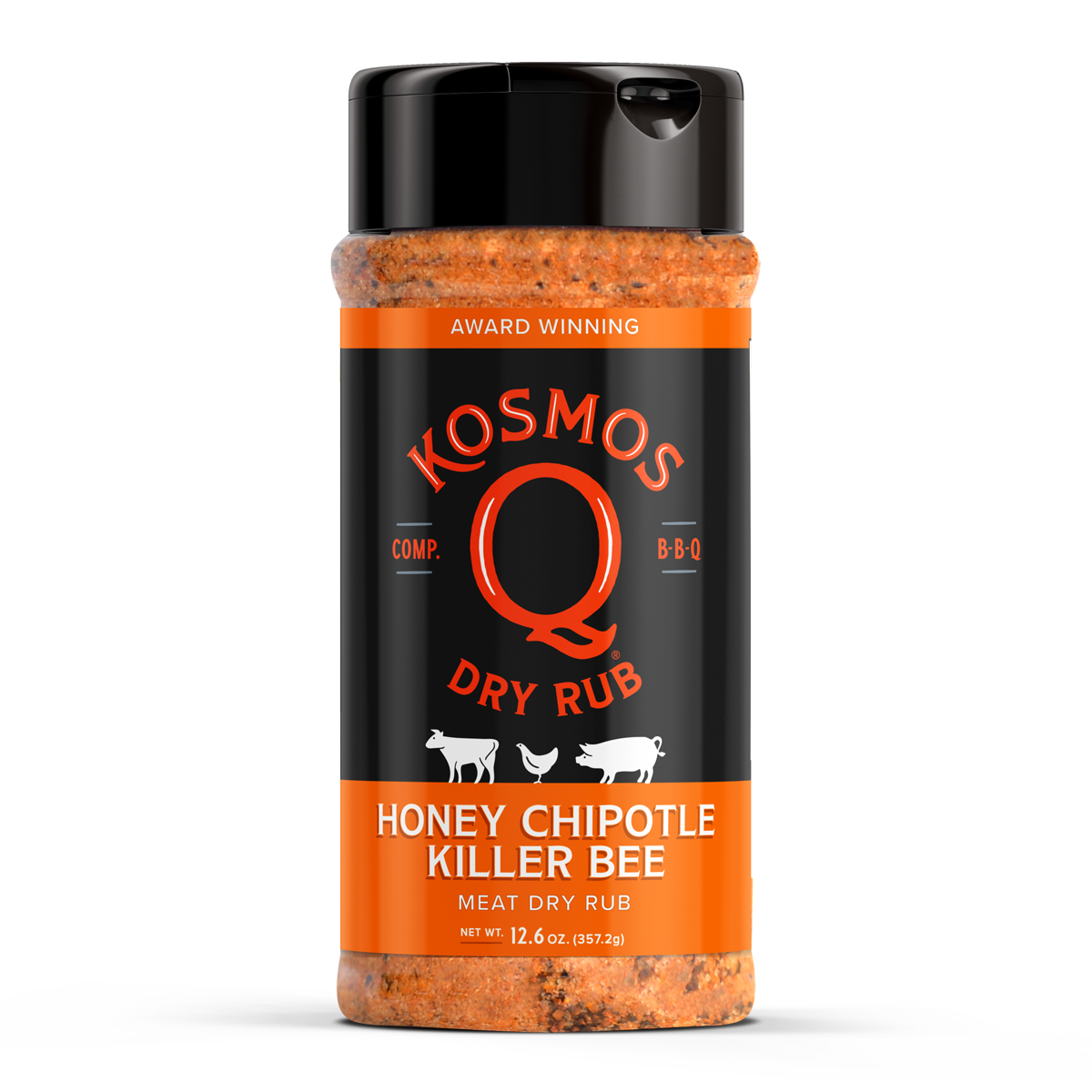 Kosmo's Q Barbecue Rubs Spicy Killer Bee Chipotle Honey Rub